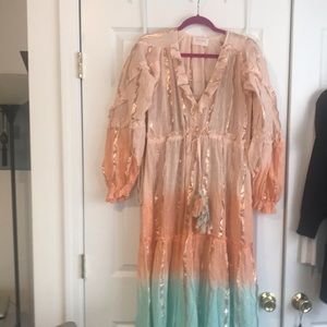 Maxi dress with slip